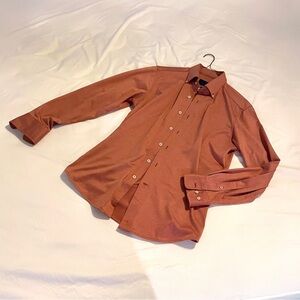 Men's David Donahue Rust Shirt S/M